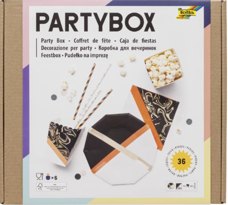 Party Deko Box 36-teilig